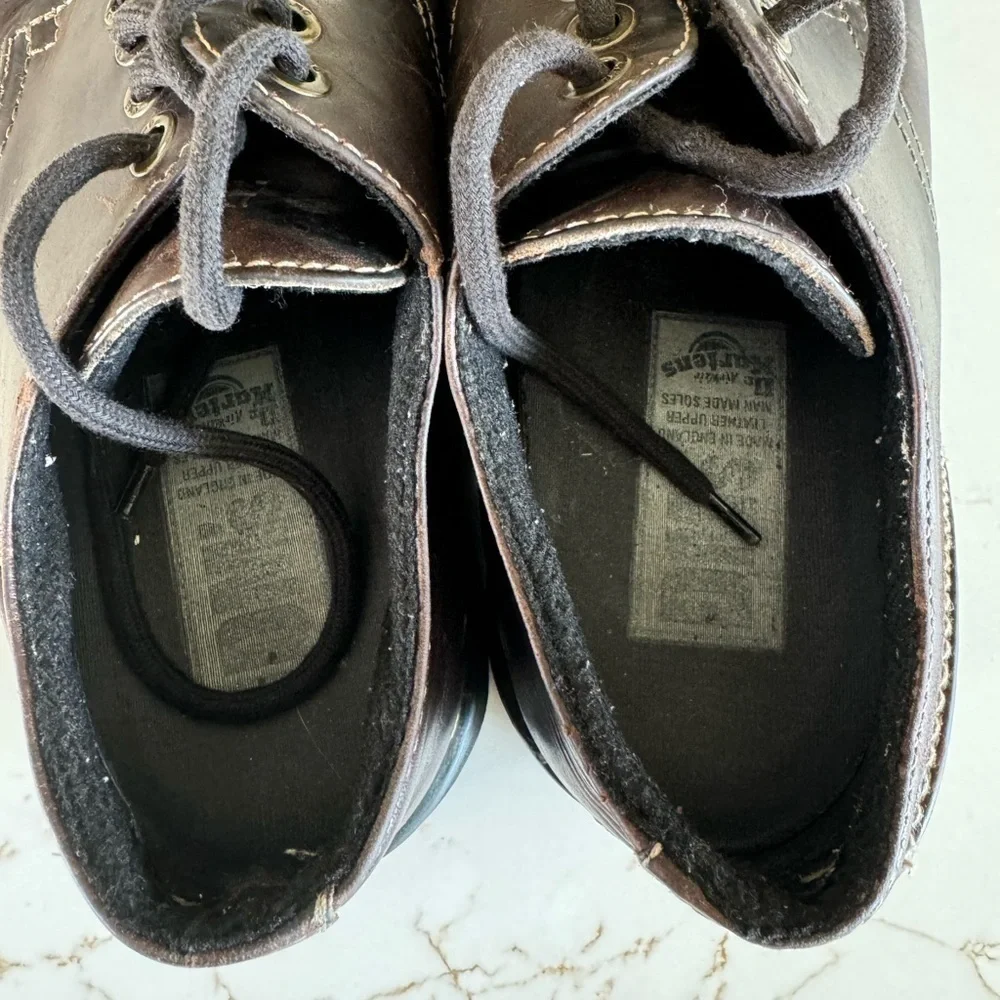 Vintage Men's Dr. Martens made in England Platform Oxford / Leather / 10